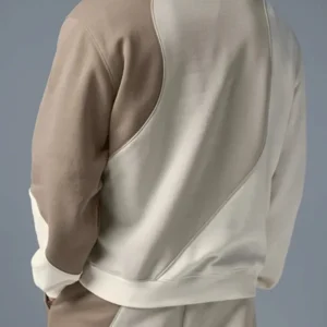 All American S07 Osy Ikhile Colorblock Waves Pattern Hoodie