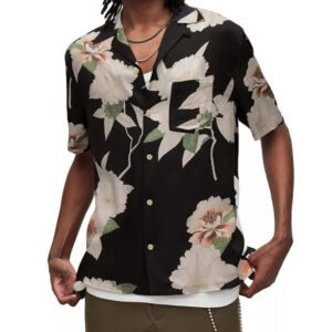 Battle Camp S01 Taylor Lewan Floral Black Shirt