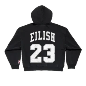 Billie 23 Black Zip Hoodie