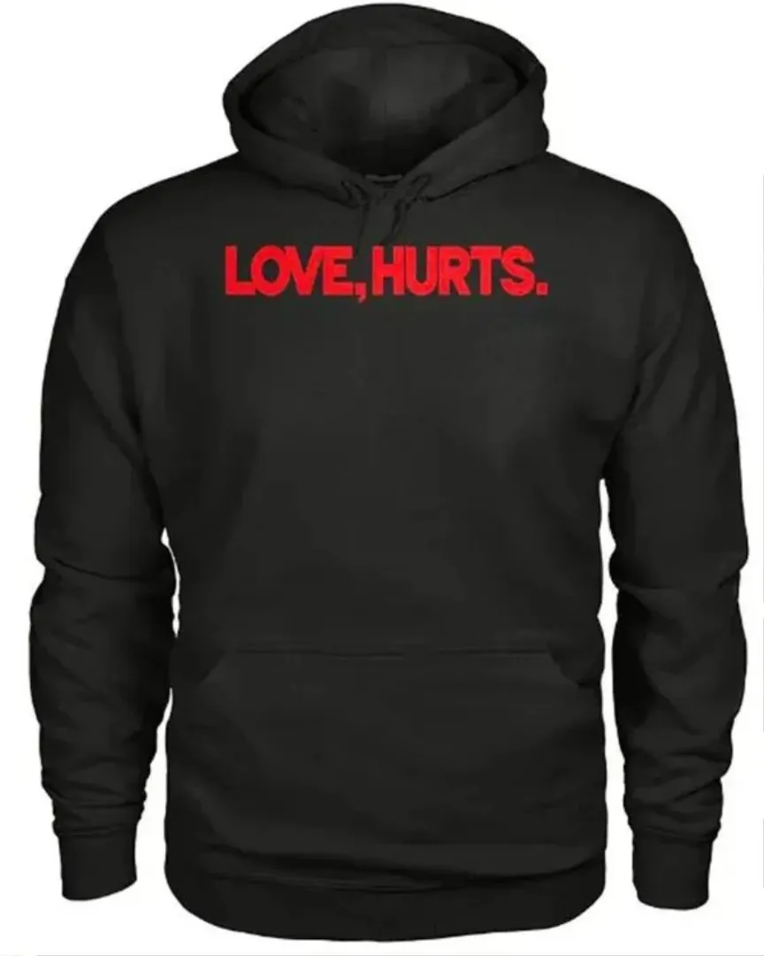 Jalen Hurts Love Hurts Black Hoodie 2025