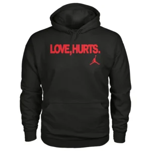 Jalen Hurts Love Hurts Black Hoodie