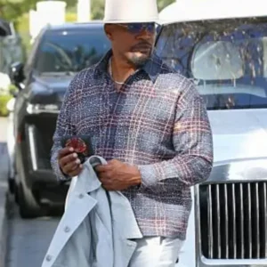 Jamie Foxx Plaid Shirt