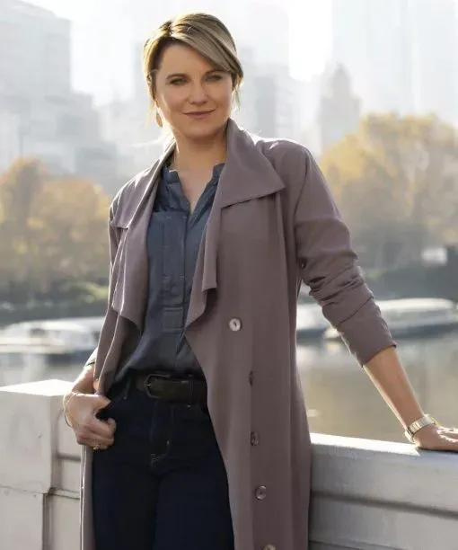 My Life Is Murder Alexa Crowe Trench Coat