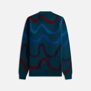 The Neighborhood S07 Marcel Spears Green Swirl Print Sweater