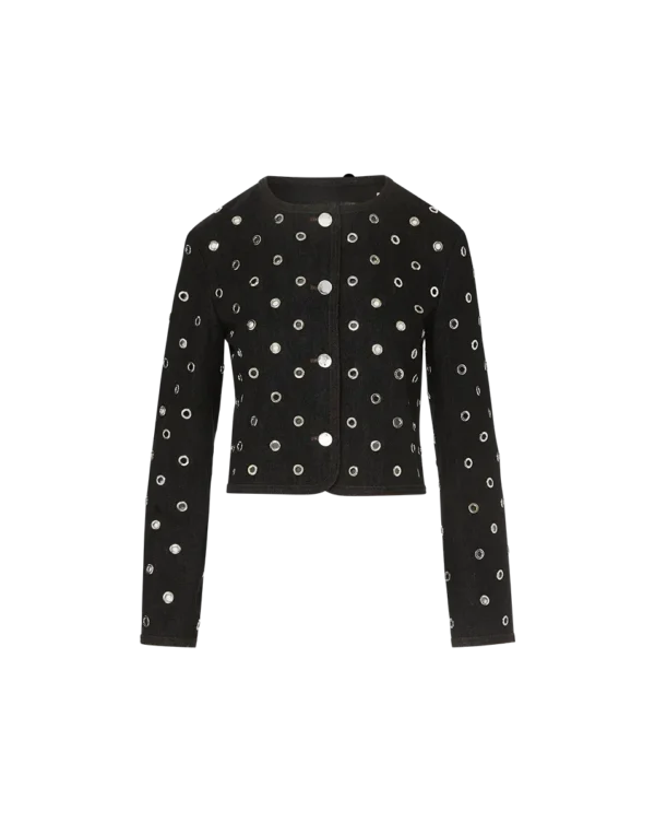 The View 2025 Joy Behar Grommet Embellished Jacket