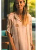 The White Lotus S03 Michelle Monaghan Printed Long Dress