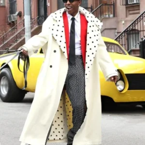A$AP Rocky 2025 White Trench Coat
