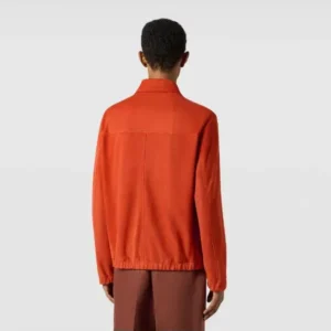 American Idol Lionel Richie Orange Suede Jacket