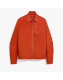 American Idol S23 Lionel Richie Orange Suede Jacket