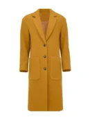 Doctor Who S15 Varada Sethu Golden Yellow Coat