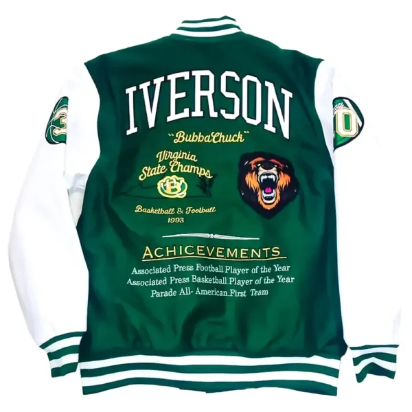 Duke Dennis Iverson Varsity White Jacket