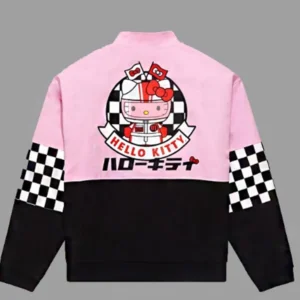 Hello Kitty Pink Black Racer Jacket