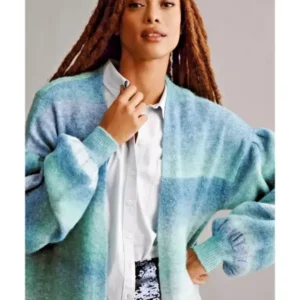 House Of Payne Demetria McKinney Blue Ombre Cardigan