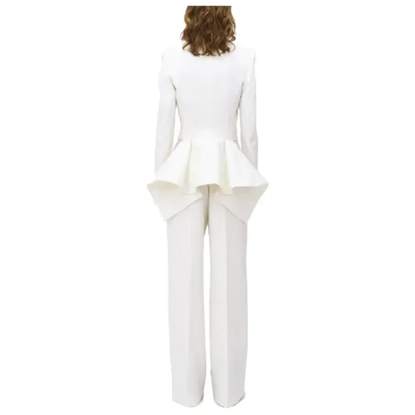 Jimmy Kimmel Live Meghann Fahy White Blazer