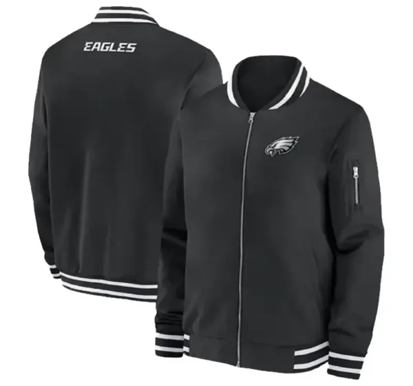 Kellen Moore Eagles Sideline Black Jacket 2025