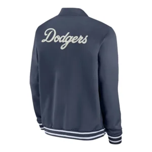 Los Angeles Dodgers Navy City Connect 2025 Bomber Jacket