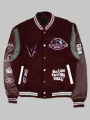Mia Yim Virginia Union University Varsity Maroon Jacket