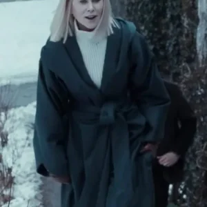 Nine Perfect Strangers Nicole Kidman Green Hooded Coat