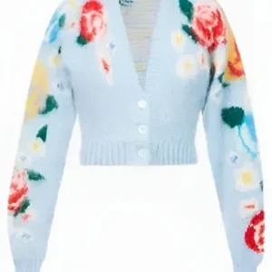 Poppas House S01 Amara Wayans Blue Floral Sweater