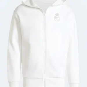 Real Madrid Anthem White Jacket