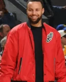 Steph Curry Red Jacket