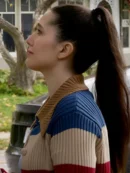 SurrealEstate S03 Eleonora Poutilova Colorblock Striped Sweater