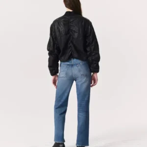 The Equalizer S05 Sam Black Leather Jacket