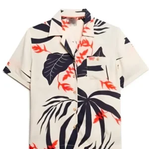 The Feud S01 Jamie-Lee O’Donnell 2025 Leaf Print Shirt