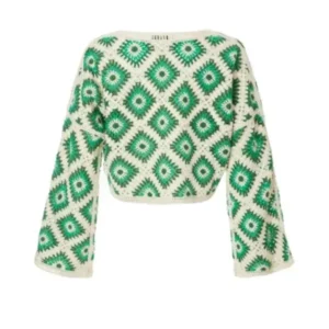 The Feud S01 Megan Trower Green Top