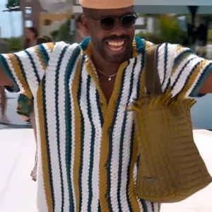 The Four Seasons 2025 Colman Domingo Crochet Shirt