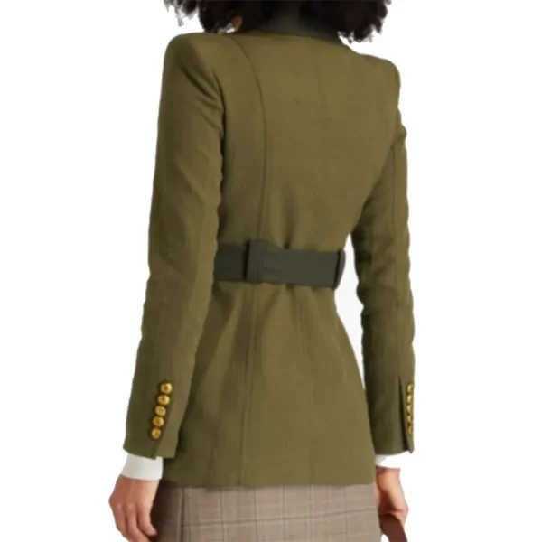 The Traitors US S03 Chrishell Stause Green Patch Pocket Jacket 2025