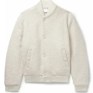 The Voice S27 John Legend Brandon Boucle Bomber White Jacket