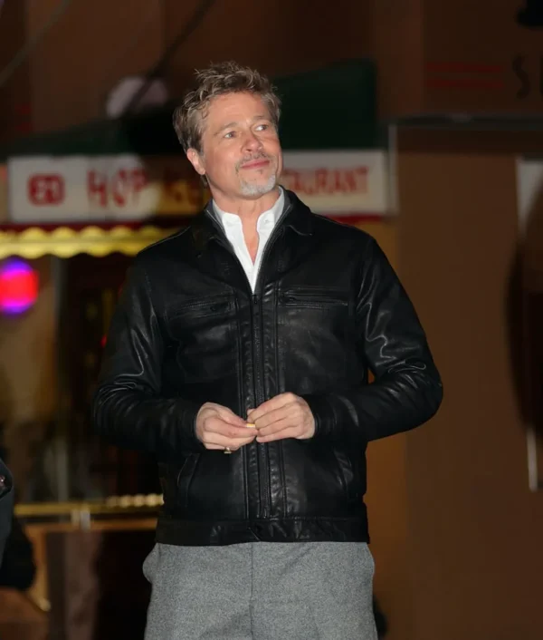 Wolves Brad Pitt Black Jacket 2025