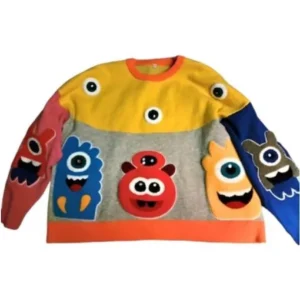 Americas Got Talent Mama Duke Multicolor Monster Sweater