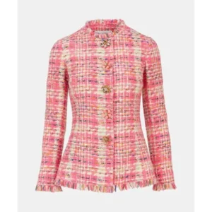 America’s Newsroom 2025 Dana Perino Pink Tweed Jacket
