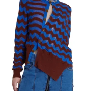 And Just Like That Sarah Jessica Parker Chevron 2025 Sweater