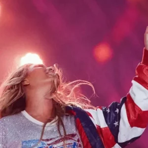 Beyonce Michael American Flag Jacket