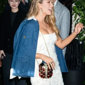 Blake Lively NYC 2025 Denim Jacket