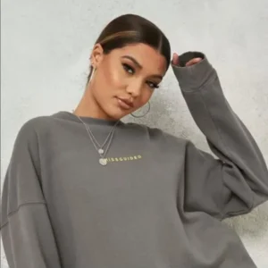 Call Her Alex Alex Cooper Gray Missguided Sweatshirt