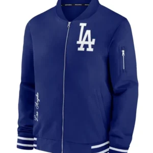 Dave Roberts LA Dodgers 2025 Blue Bomber Jacket
