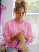 Denise Richards and Her Wild Things Denise Pink Sweater