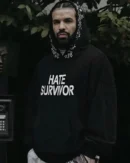 Drake Hate Survivor Black Hoodie
