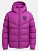England Lionesses Purple Puffer Jacket