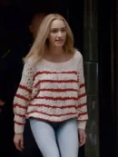 Ginny & Georgia Brianne Howey Red Striped Sweater