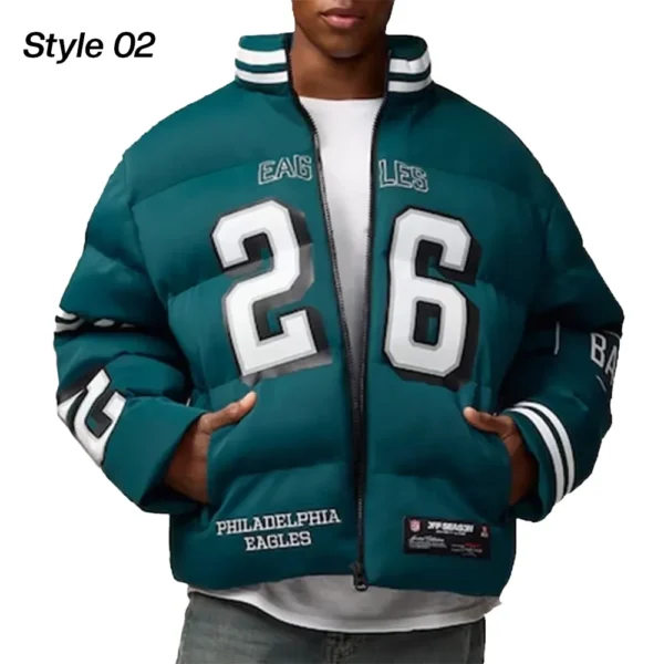 Jalen Hurts Eagles Puffer Jacket