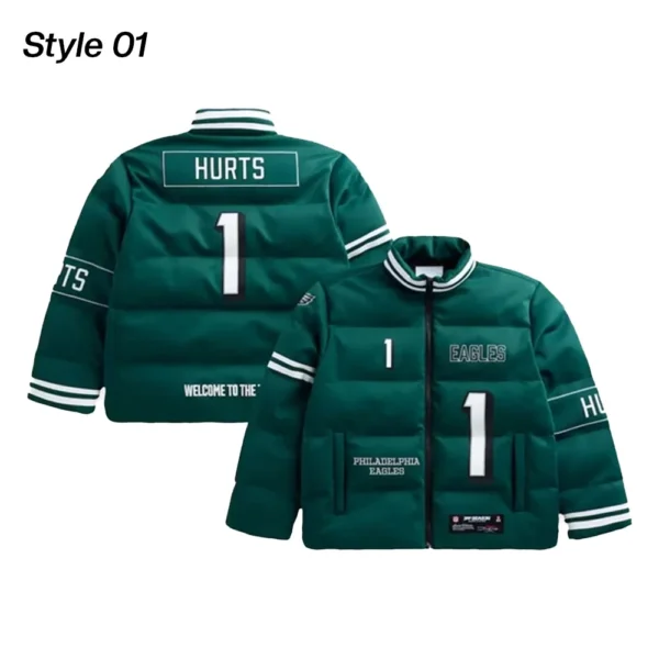 Jalen Hurts Philadelphia Puffer Jacket