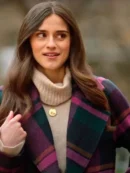 Lease On Love 2022 Rebecca Liddiard Plaid Coat