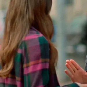 Lease On Love Rebecca Liddiard Plaid Coat