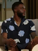 Love Hotel S01 Blue Floral Shirt