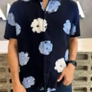 Love Hotel S01 Blue Floral Shirt 2025